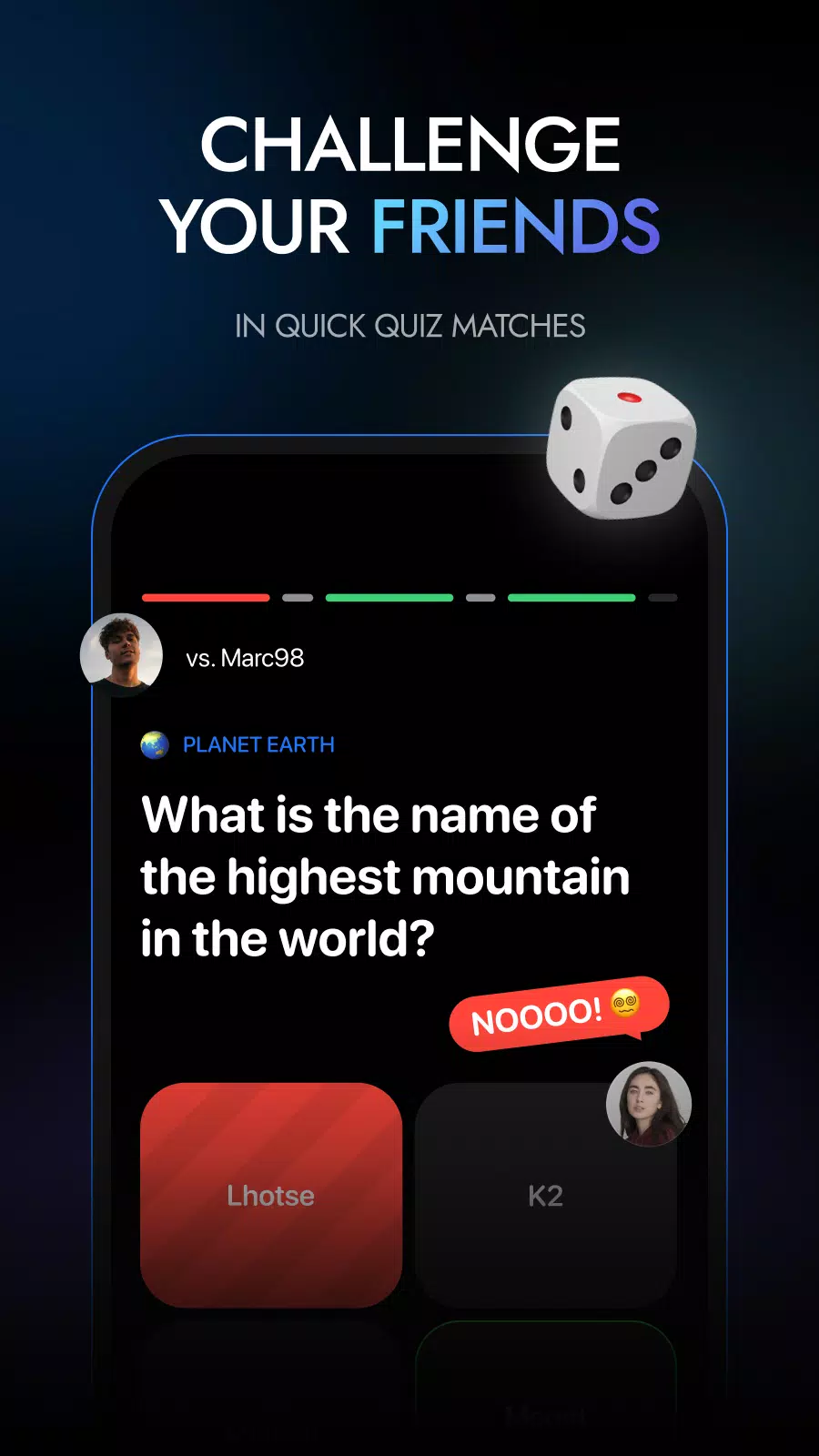 Schermata QuizApp 2