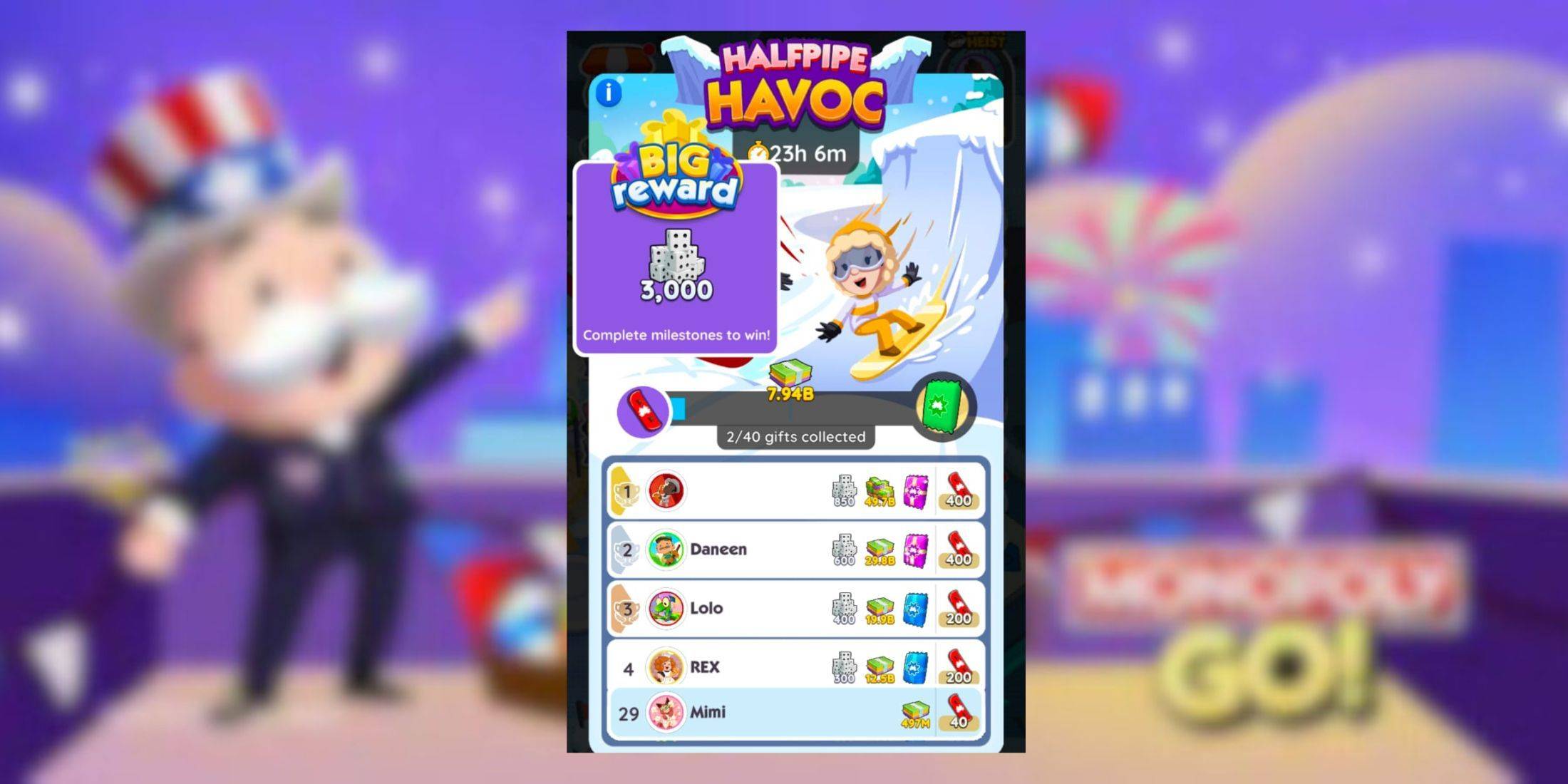 Halfpipe Havoc ของ Monopoly Go: พิชิตรางวัลและเหตุการณ์สำคัญ