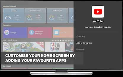 Schermata Super Smart TV Launcher 4