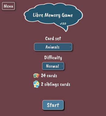 Libre Memory Game Tangkapan skrin 2