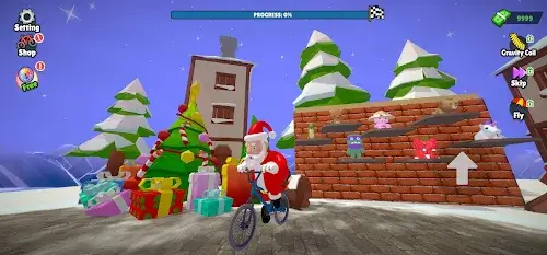 Santa Bike Master スクリーンショット 1