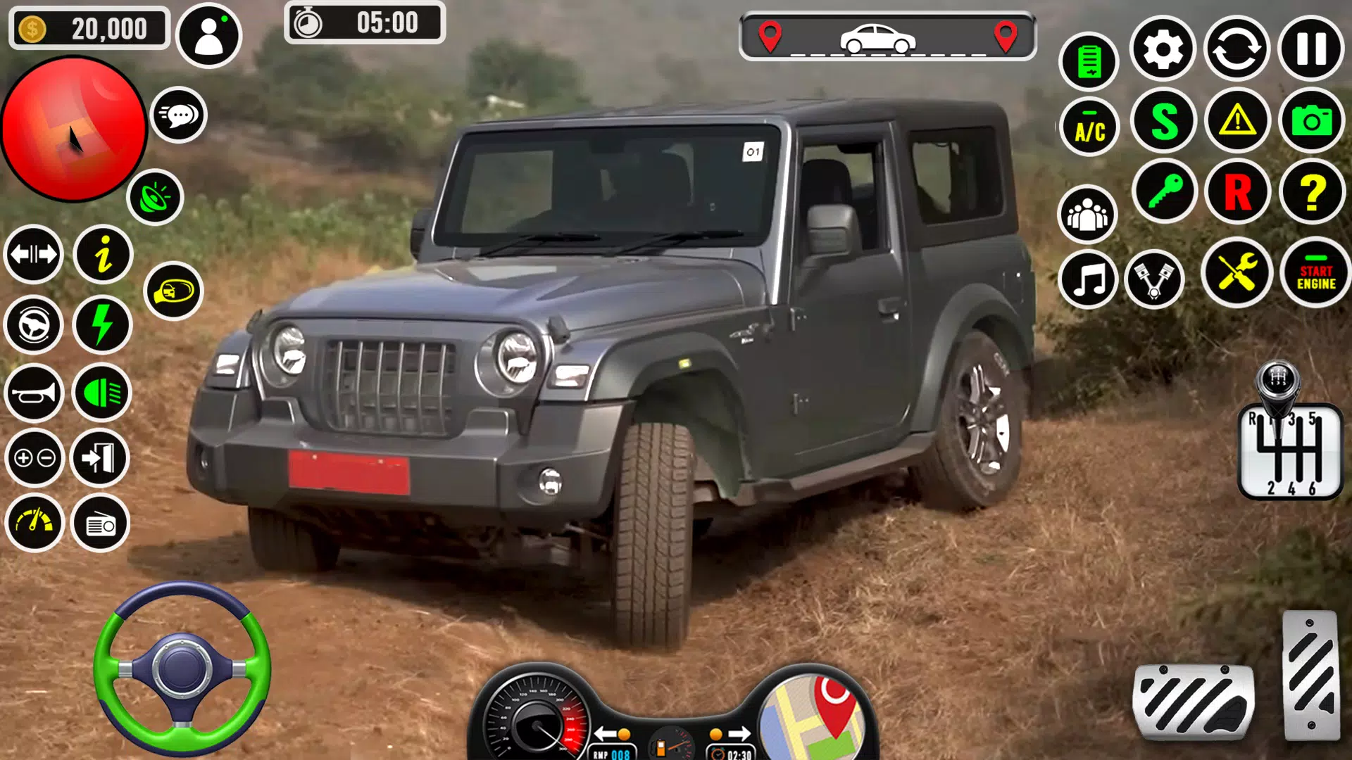 Jeep Driving Game: SUV Jeep Schermafbeelding 4