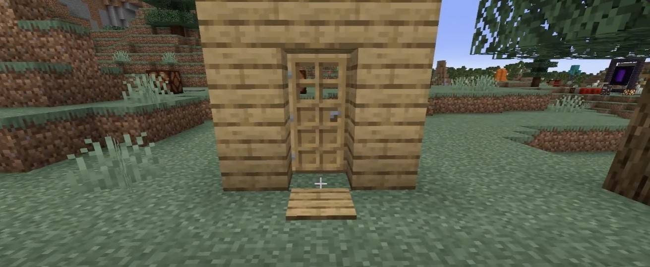 Minecraft中的自动门