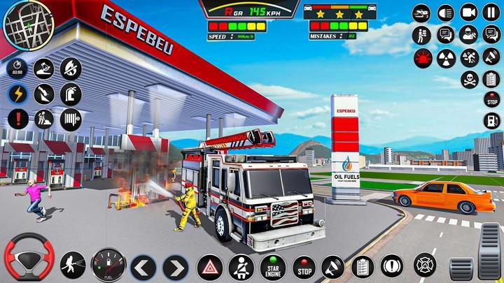 Firefighter: FireTruck Games Schermafbeelding 4