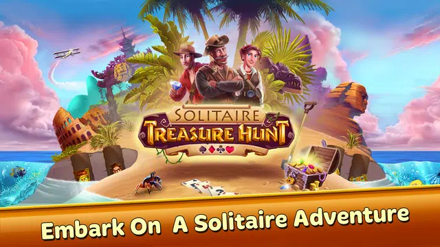 Solitaire Treasure Hunt Captura de pantalla 1