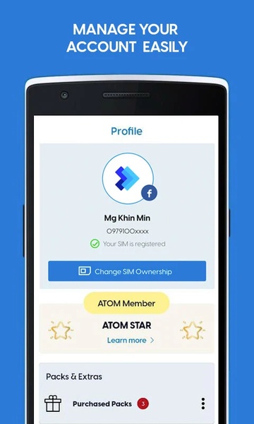 ATOM Store, Myanmar स्क्रीनशॉट 1