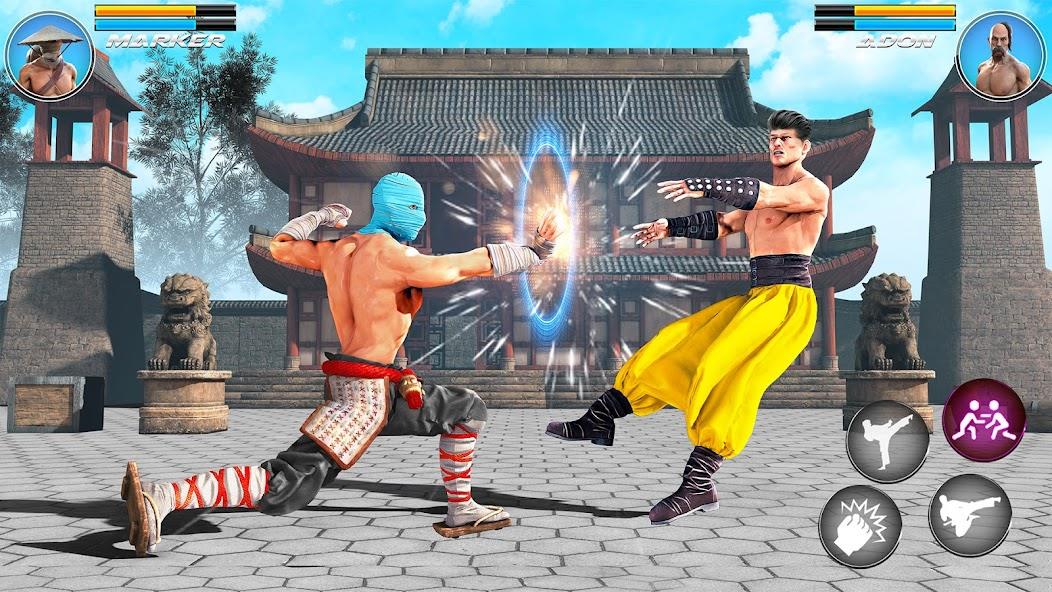 Kung Fu karate Game Offline 3D Mod Zrzut ekranu 1