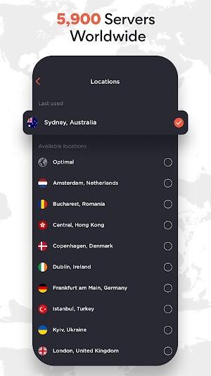 Schermata Touch VPN 4