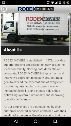 Rodex Express Скриншот 2