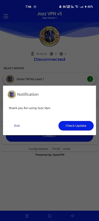 Schermata Jazz VPN 1