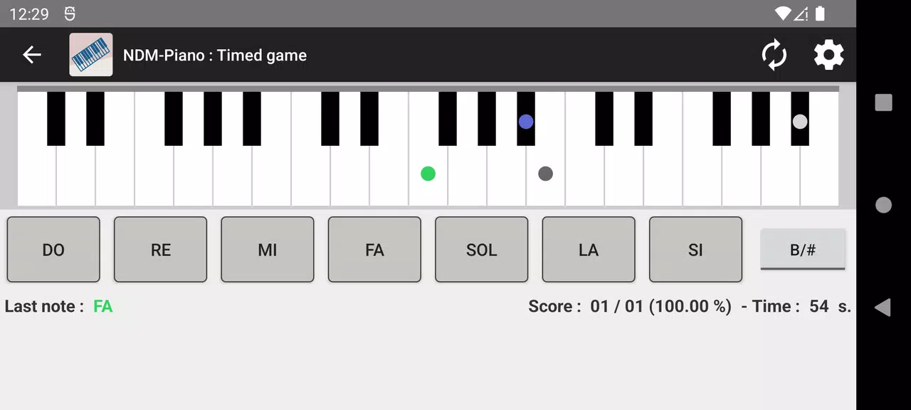 NDM-Piano Learn Music Notes Schermafbeelding 1