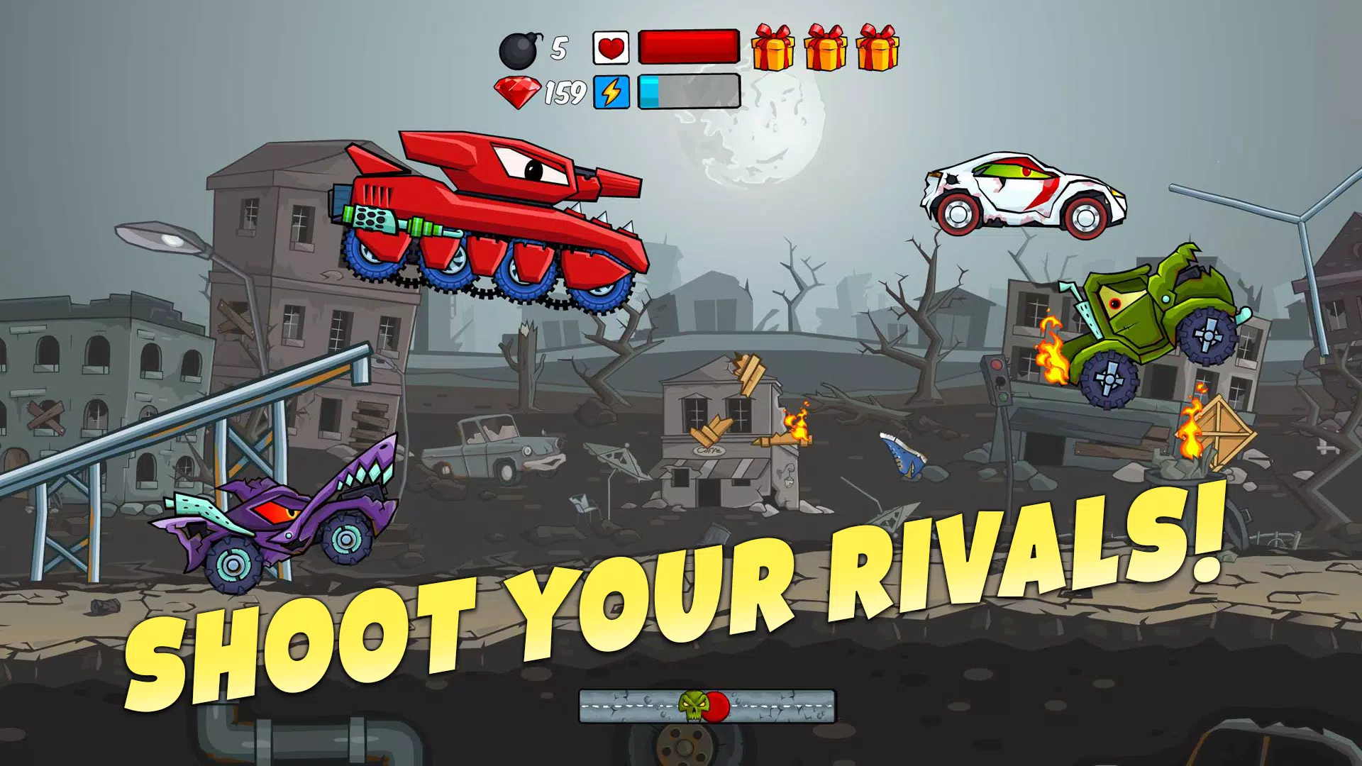 Car Eats Car - Apocalypse Race スクリーンショット 4