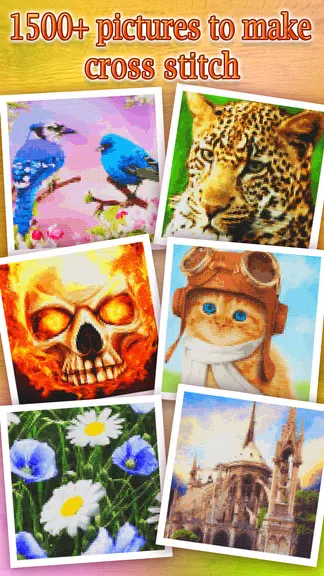 Cross stitch pixel art game ภาพหน้าจอ 2