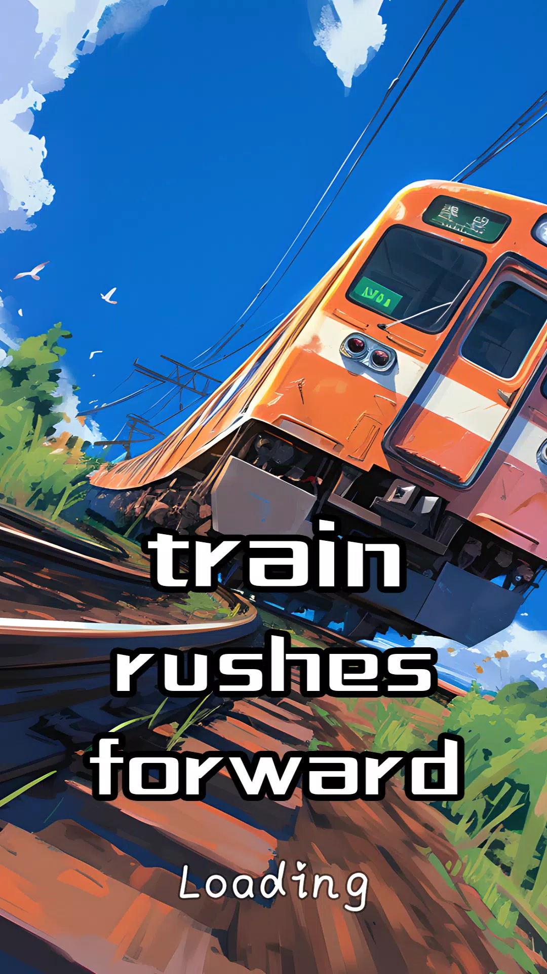 The train rushes forward スクリーンショット 1