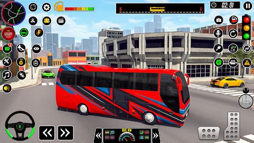 Grand City Racing Bus Sim 3D Ảnh chụp màn hình 1