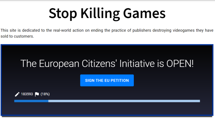 MMO Game Preservation Efforts Require One Million Signatures to Propose EU Law