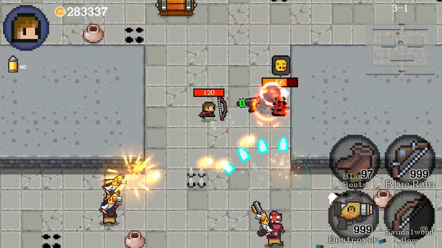 Tiny Warrior - Pixel Gun Schermafbeelding 4