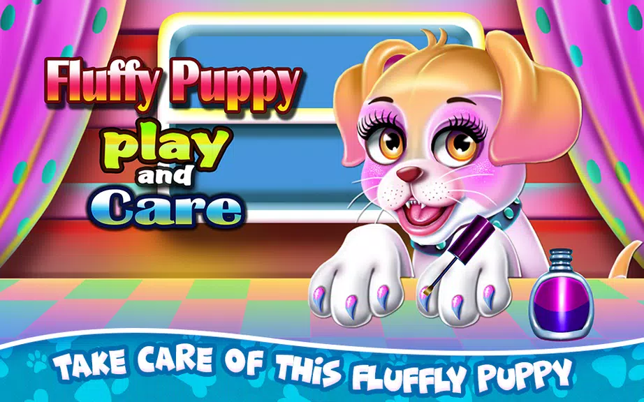 Fluffy Puppy Play and Care Capture d'écran 1