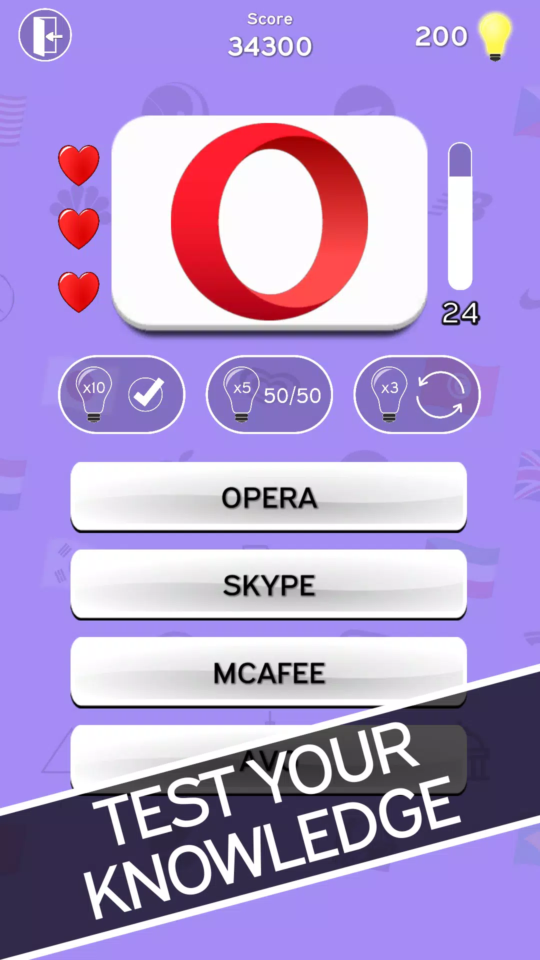 3in1 Quiz Captura de pantalla 1