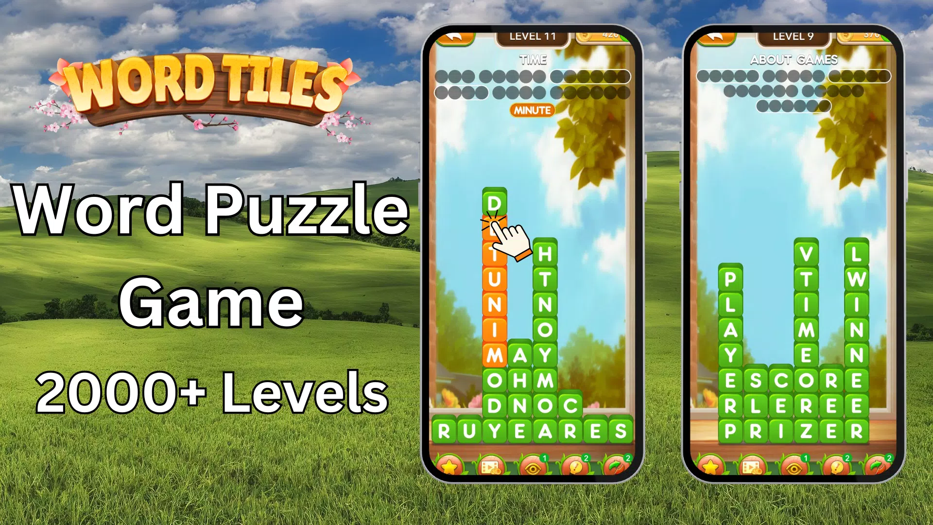 Word Block Puzzle - Word Game Captura de pantalla 1