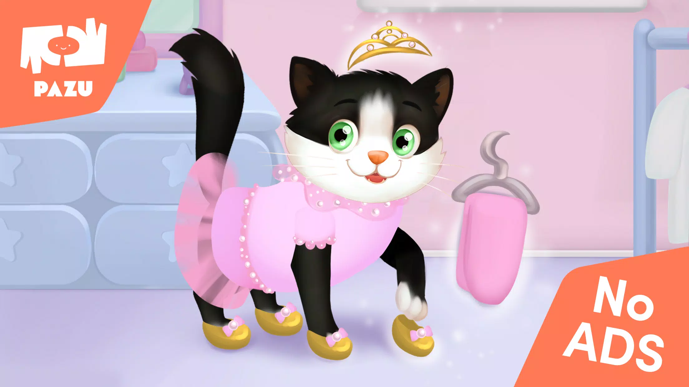 Cat game - Pet Care & Dress up应用截图第1张