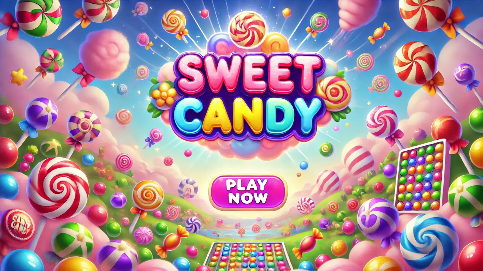 Sweet Candy - Match 3 Puzzle स्क्रीनशॉट 1