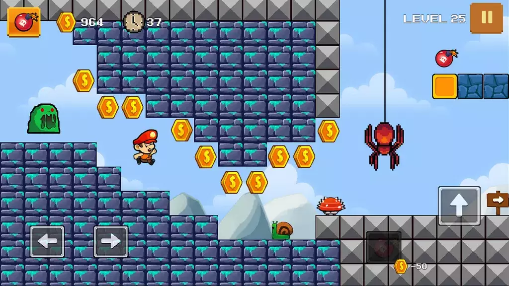 Super Dan's World - Run Game Schermafbeelding 4