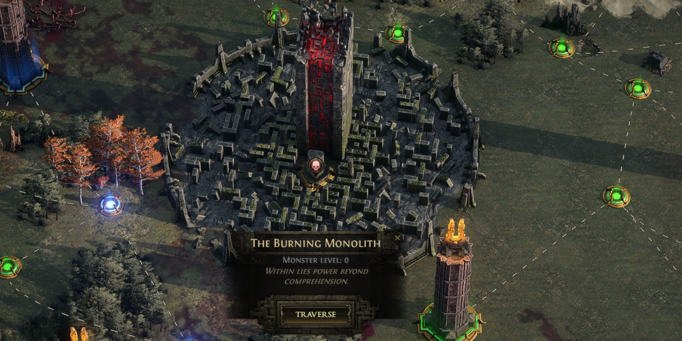 Ang Path of Exile 2 ay Nagbubunyag ng Nasusunog na Monolith