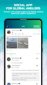 Rippton–Social  Fishing App, Fishing Map, Logbook スクリーンショット 2