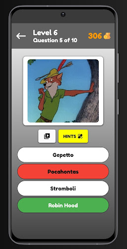 Guess Cartoon Character Quiz Schermafbeelding 1