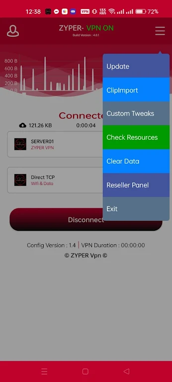 DP Tunnel VPN - Super Fast Net Captura de pantalla 3