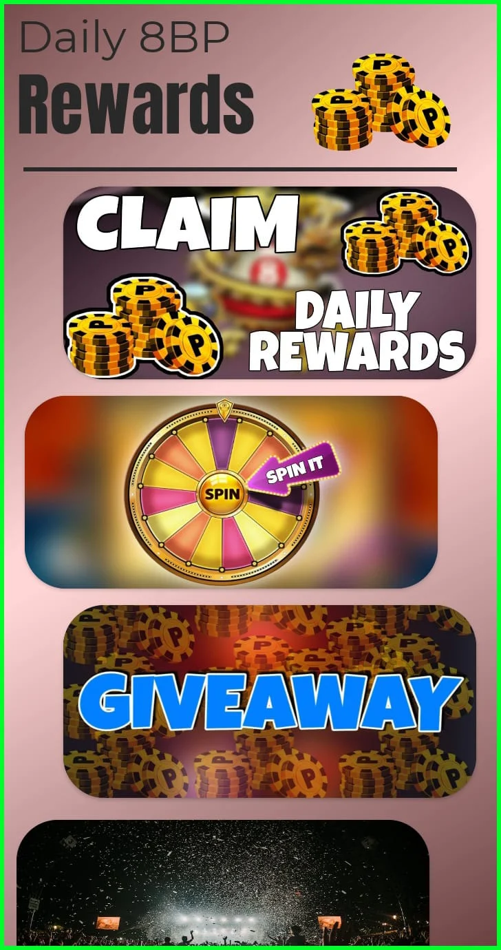 8Ball Pool free coins & cash rewards Schermafbeelding 3