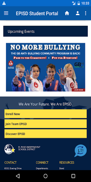 Episd Student portal Schermafbeelding 3