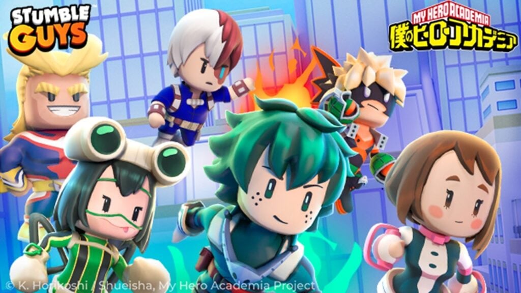 Deku, Quirks Unisciti a Stumble Guys Crossover!