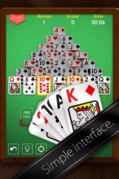 Pyramid Solitaire Premium Card Screenshot 2