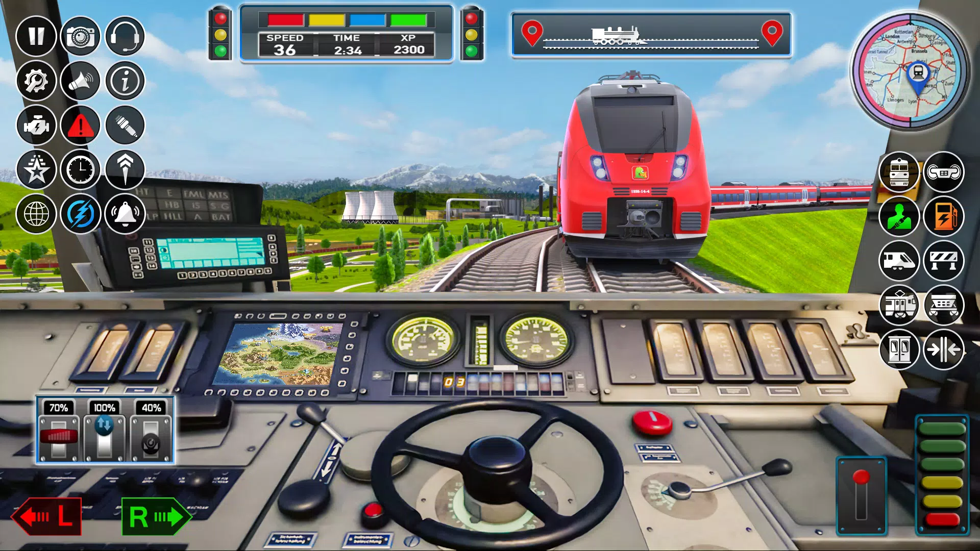 城市火車遊戲 3d 火車遊戲應用截圖第1張