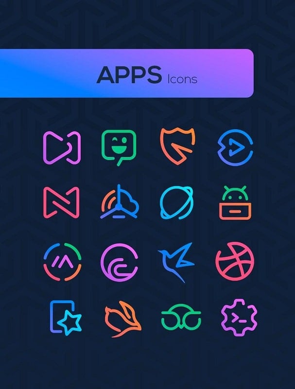 Linebit – Icon Pack ဖန်သားပြင်ဓာတ်ပုံ 2