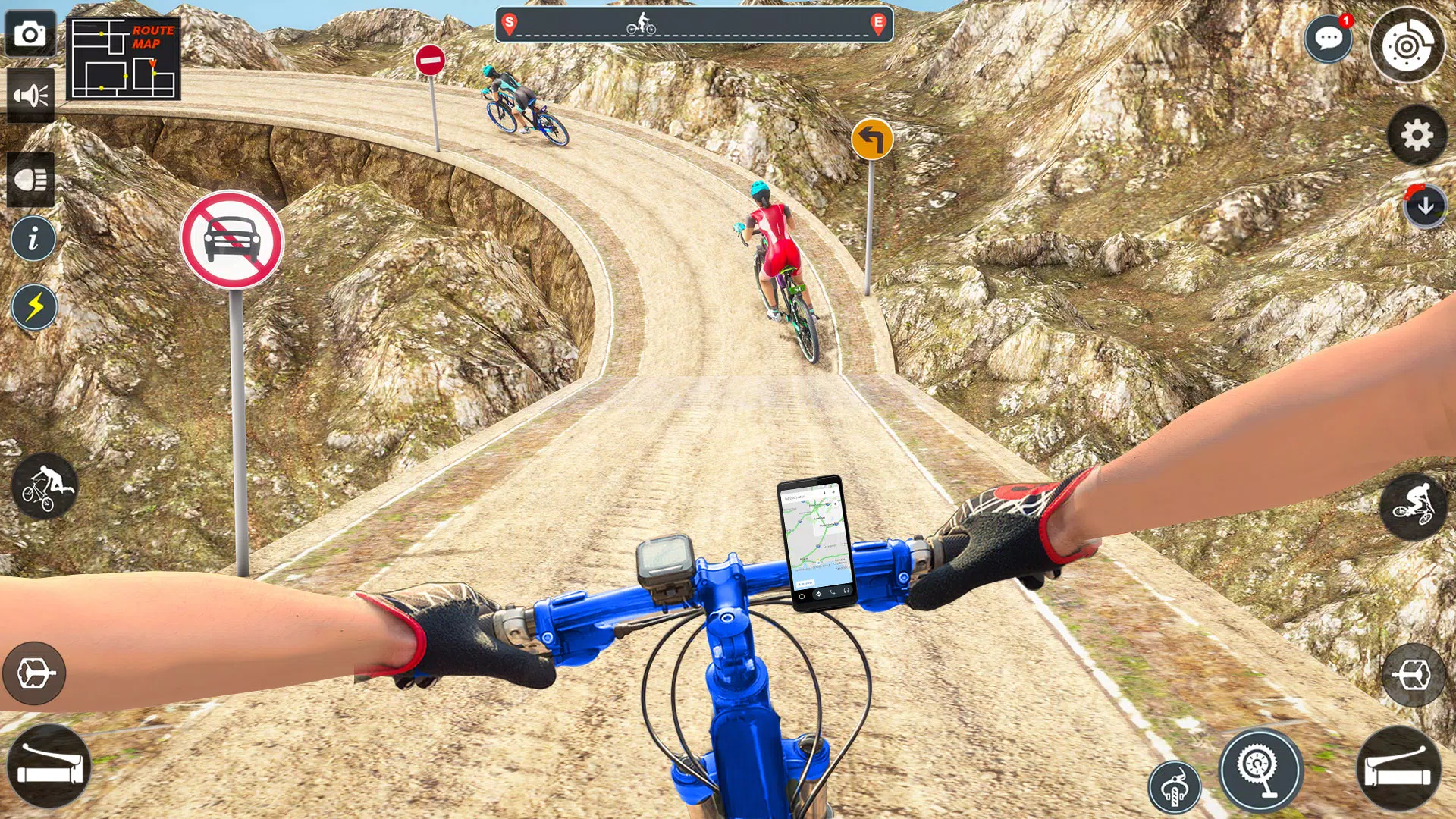 BMX Cycle Stunt Game 3D Скриншот 1