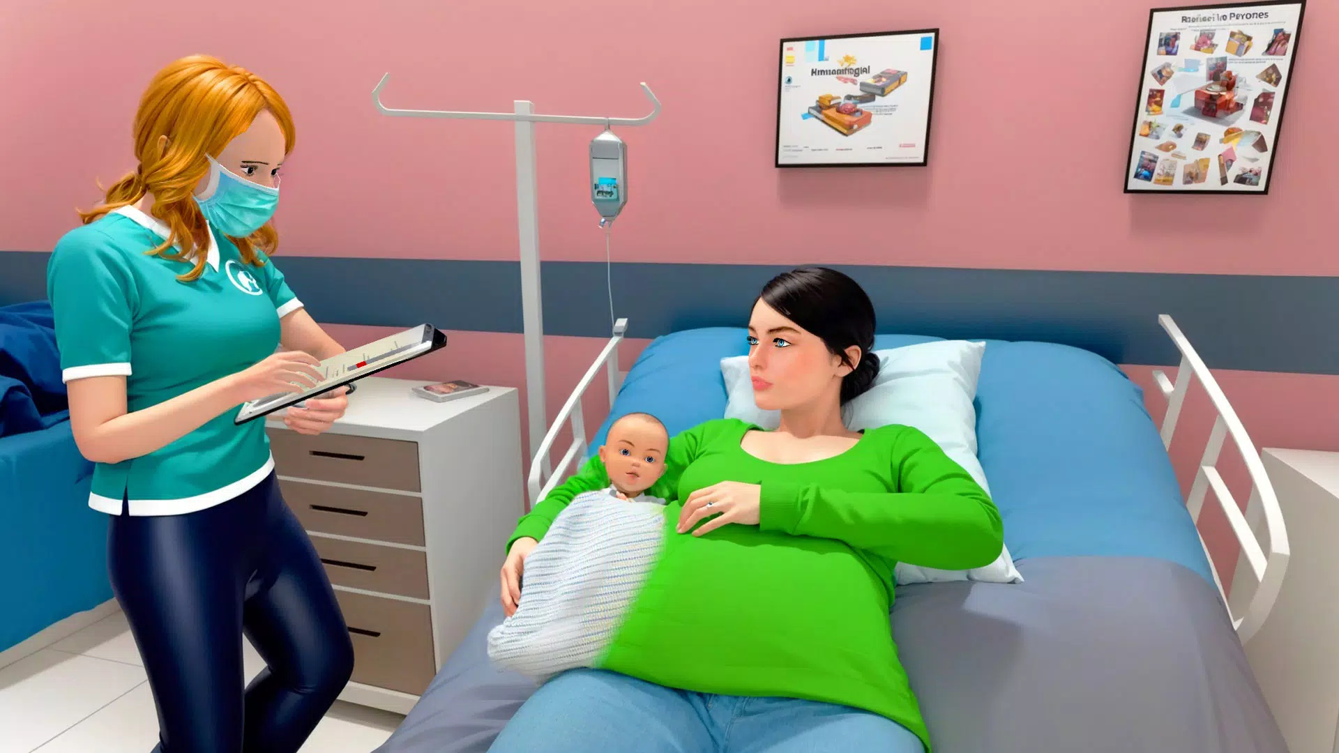 Pregnant Mom Game: Family life Captura de tela 2