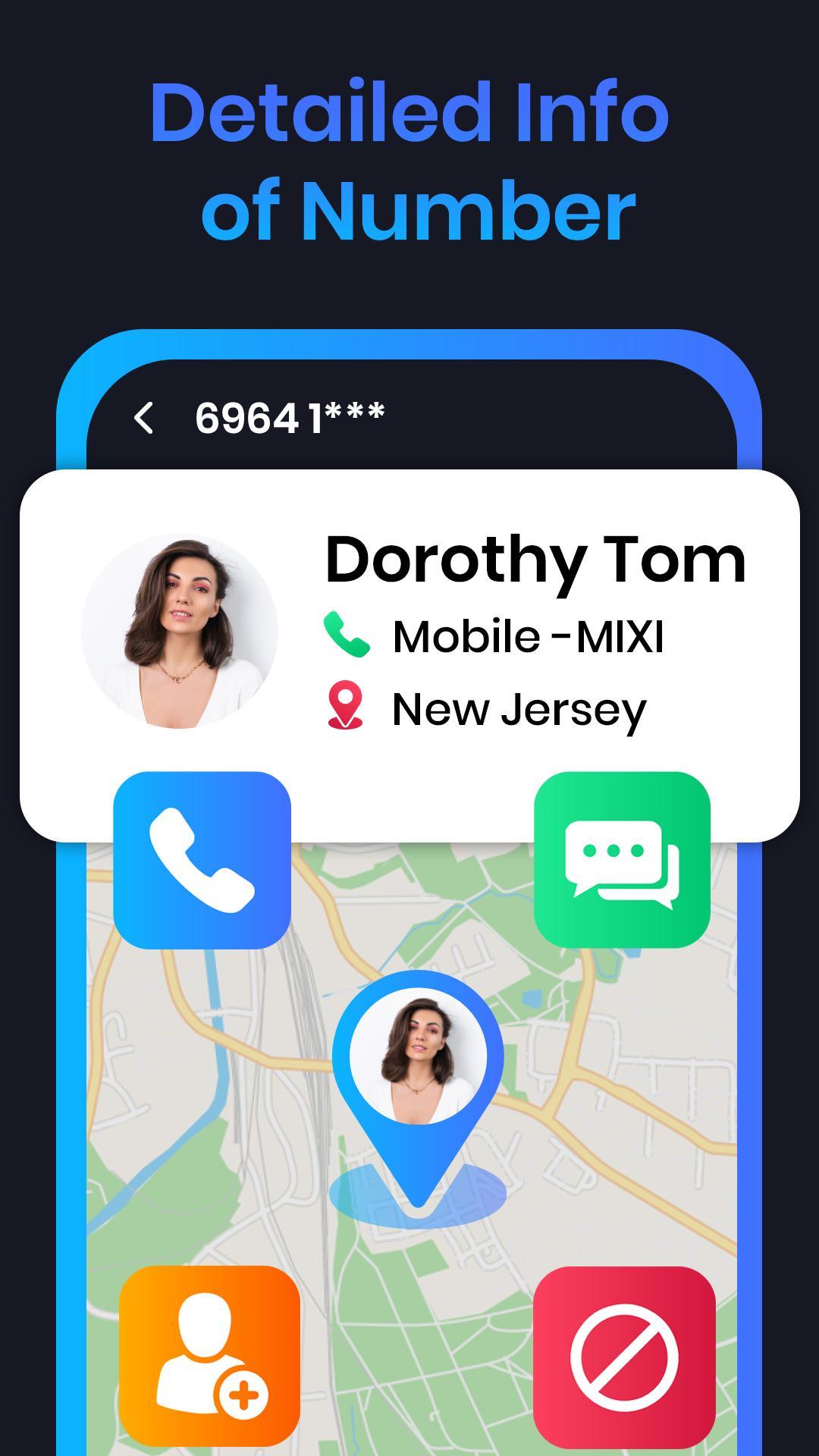 Caller id Number & Location Captura de tela 3