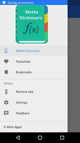 Maths Dictionary Screenshot 1