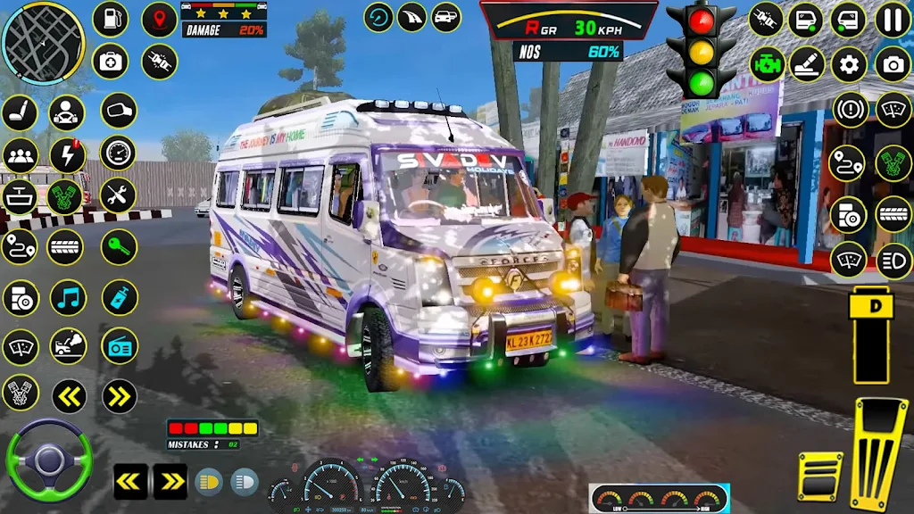 US Public Bus Driving Games 3d ภาพหน้าจอ 1