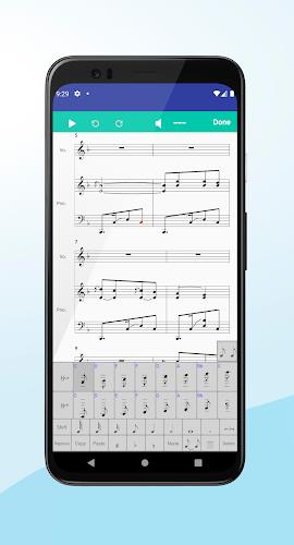 Schermata Score Creator: write music 3