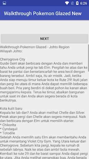 Walkthrough Pokemon Glazed New ภาพหน้าจอ 3