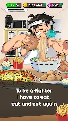 Food Fighter Clicker Games Tangkapan skrin 1