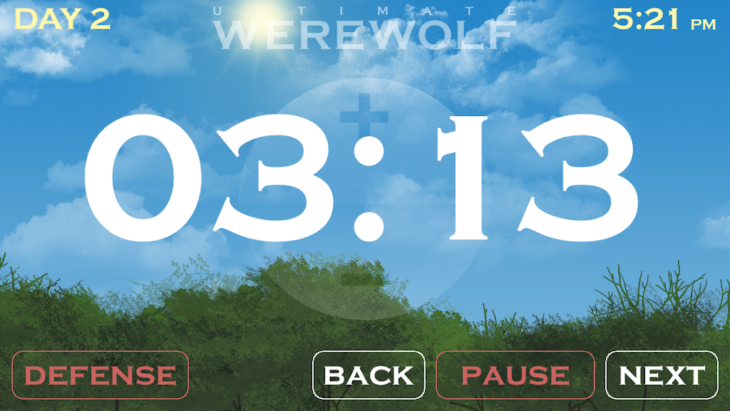 Ultimate Werewolf Timer Capture d'écran 1