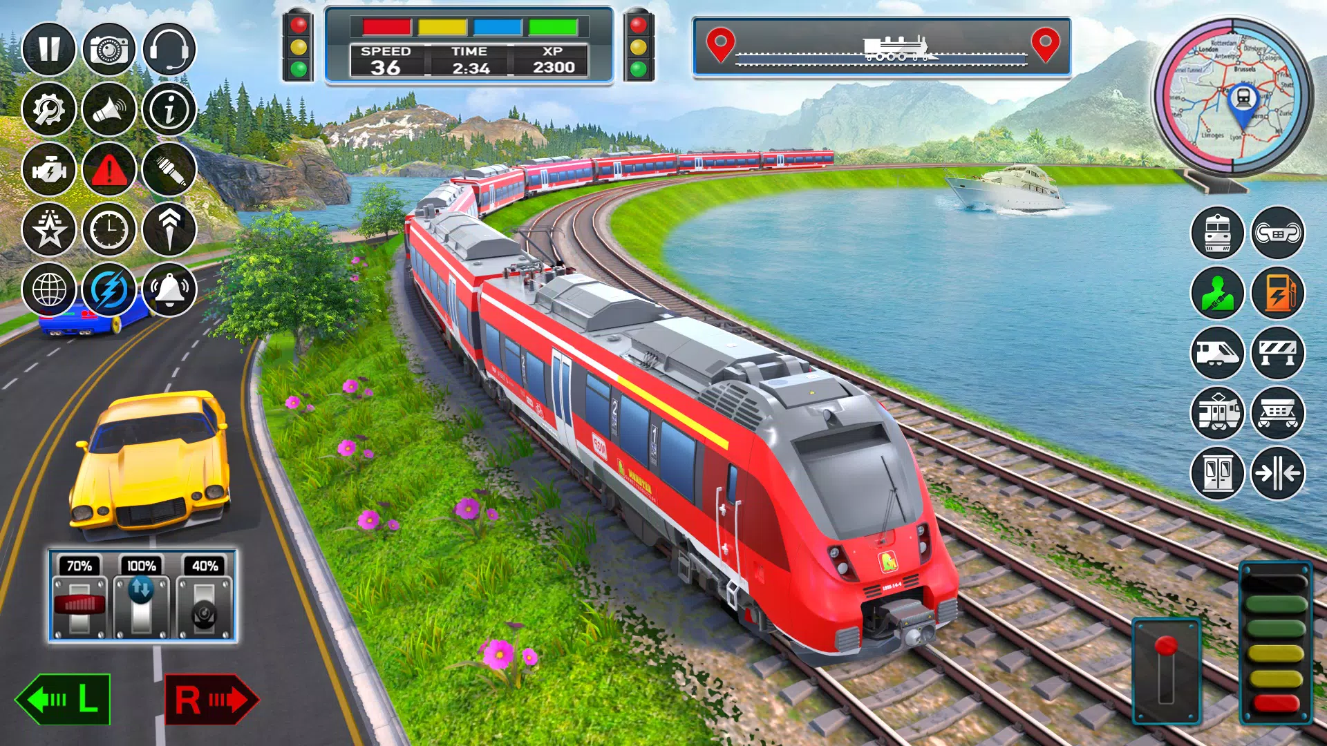 城市火車遊戲 3d 火車遊戲應用截圖第3張