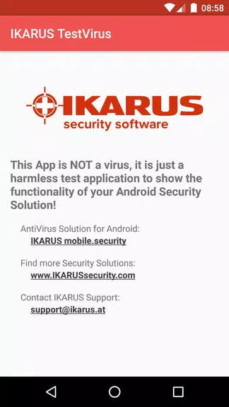 IKARUS TestVirus スクリーンショット 1