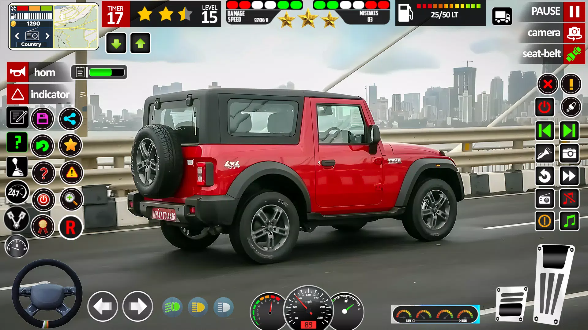 Jeep Driving Game 3d Simulator Captura de tela 3