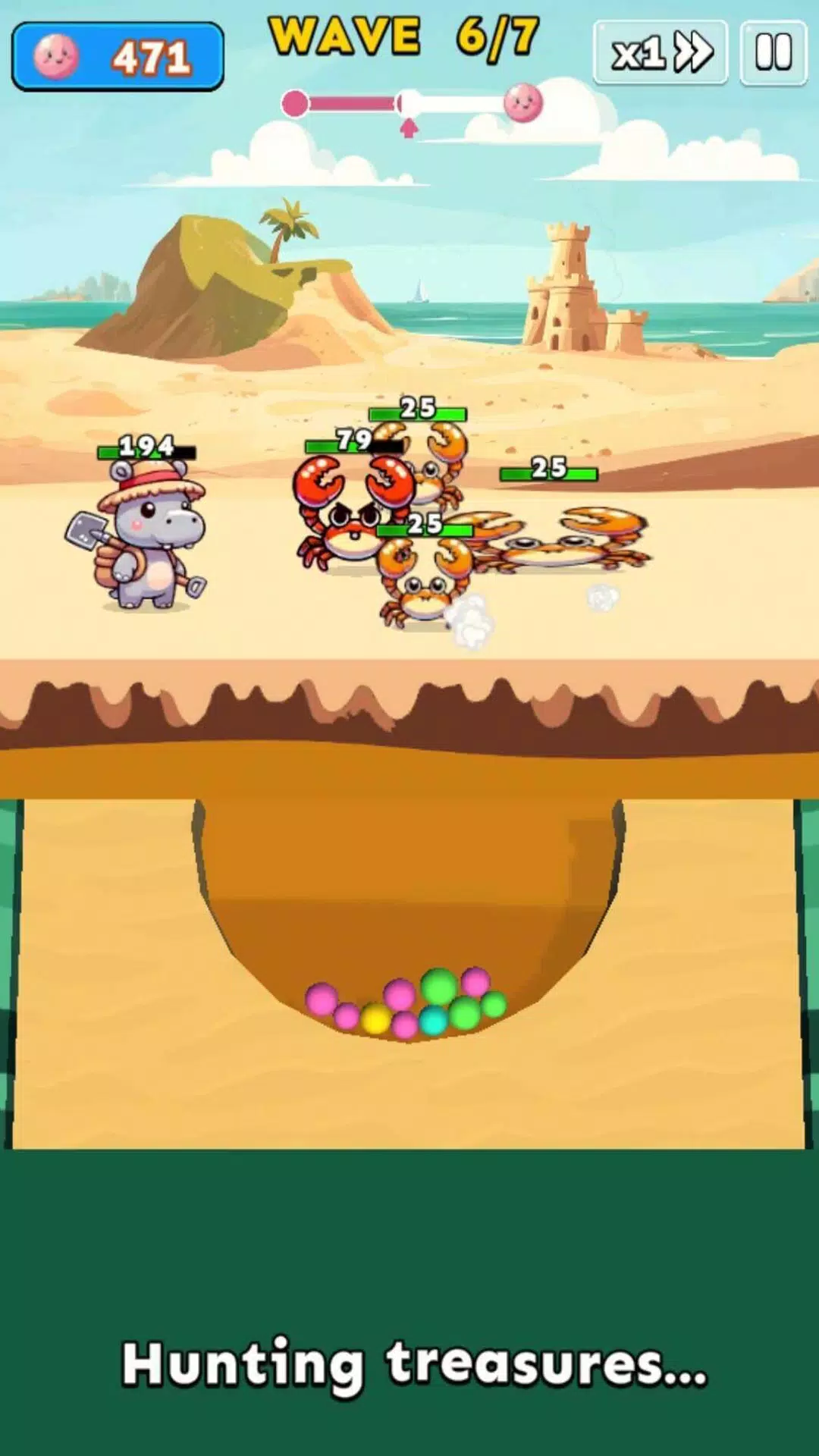 Sandball Hero Ảnh chụp màn hình 2